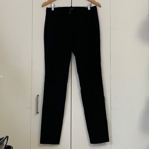 JACOB Size 6 Black Fitted Full Length Dress Pants